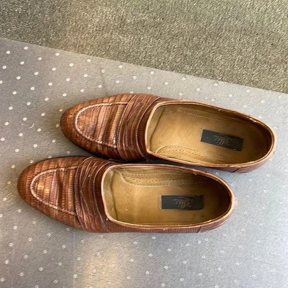 Zelli | Shoes | Zelli Italian Lizard Loafers 15 Very Rare  display picture 1